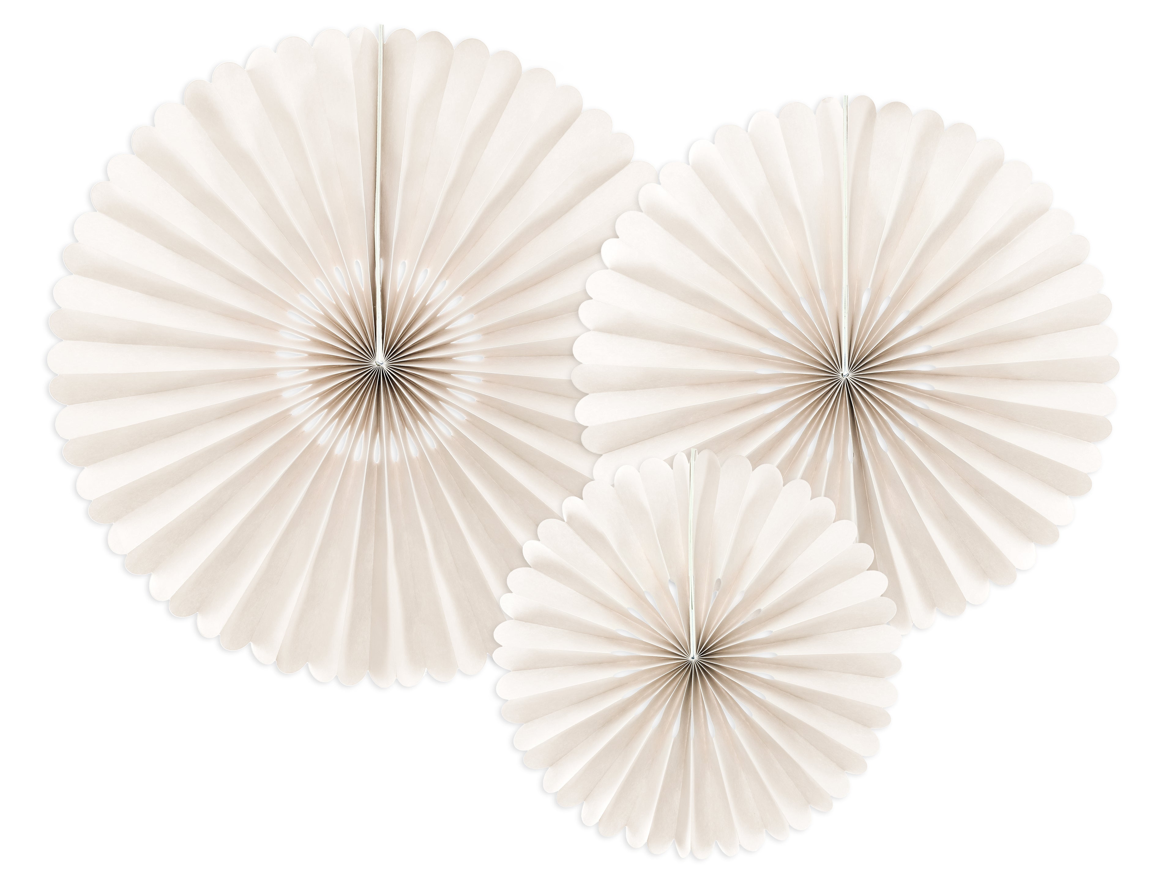 Beige Rosettes (1pkt/3pc)