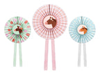 Pink Pony Club Decorative Rossettes (1pkt/3pc) - Party Lane 