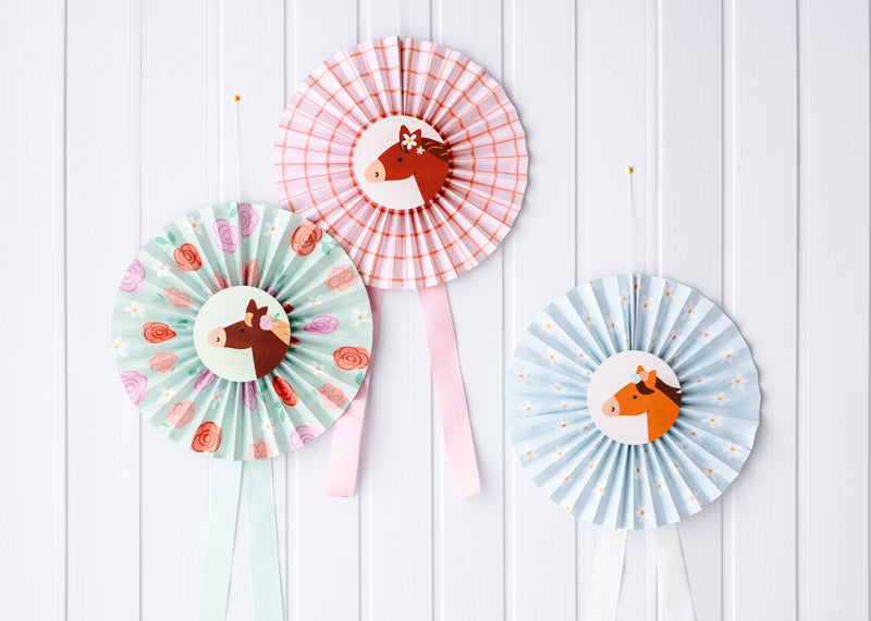 Pink Pony Club Decorative Rossettes (1pkt/3pc)