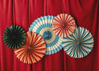 Big Top Circus Rosettes (1pkt/5pcs) - Party Lane 