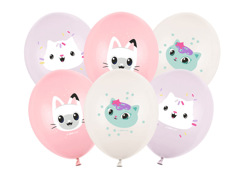 Gabby's Doll House Latex Balloons (1pkt/6pc) - Party Lane 