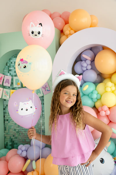 Gabby's Doll House Latex Balloons (1pkt/6pc) - Party Lane 