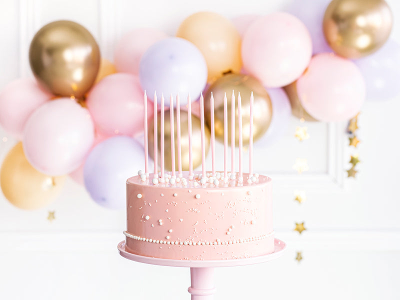Light Pink Candles (1pkt/12pcs)
