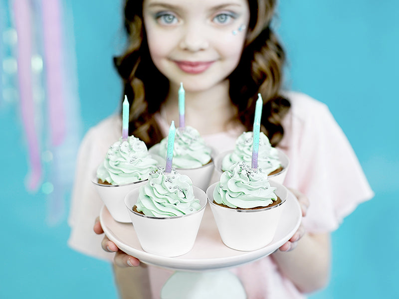 Making Waves Ombre Candles (1pk/20pc) - Party Lane 