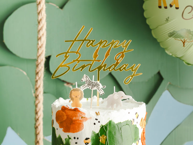 Safari Party Candles (1pkt/3pc) - Party Lane