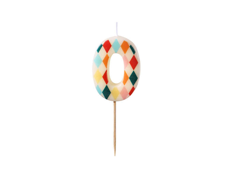 Big Top Circus Number Candles (1pc)