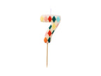 Big Top Circus Number Candles (1pc)