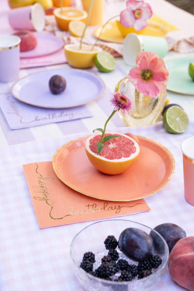 Colour Block Party Napkins (1pkt/12pcs)