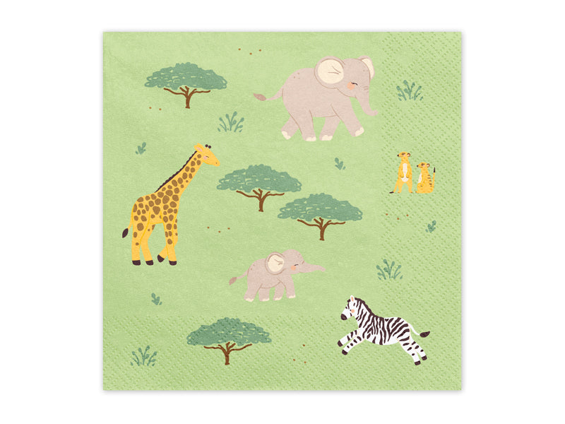 Safari Party Napkins (1pkt/12pc) - Party Lane