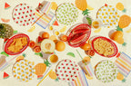 Summer Stripes Paper Napkins (1pkt/20pc) - Party Lane