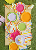 Summer Stripes Paper Napkins (1pkt/20pc) - Party Lane