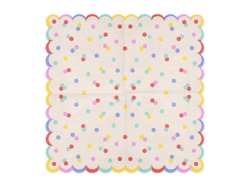 Confetti Paper Napkins (1pkt/20pc) - Party Lane