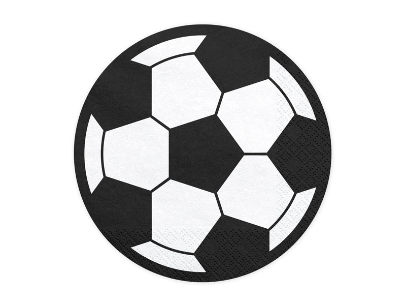 football design black and white napkins