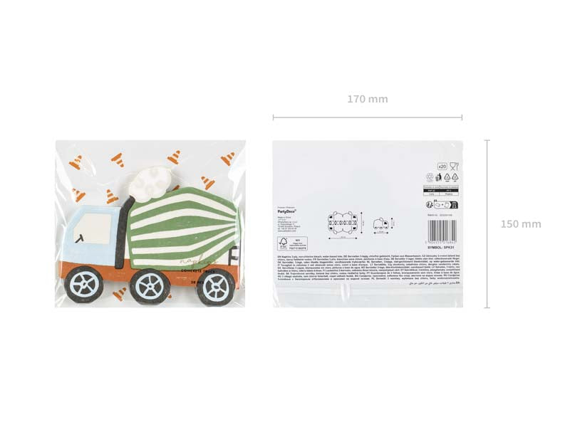 Little Builder Napkins (1pkt/20pcs)