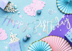 Making Waves Iridescent Happy Birthday Banner (1pc)