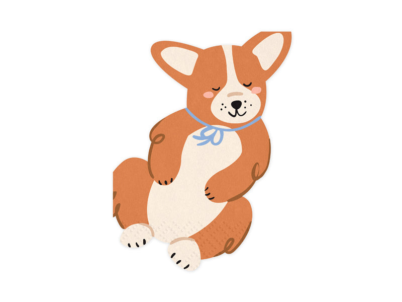 Puppy Pawty Paper Napkins (1pkt/12pcs)