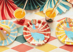  A bundle of circus-themed decorations and accessories, perfect for creating a fun and lively atmosphere at a circus-themed party.

