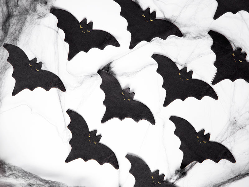 black bat napkins