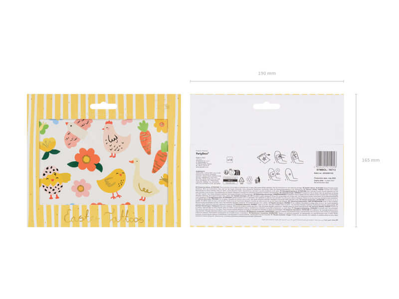 Easter Temporarry Tattoos (1pkt/20pc) - Party Lane 