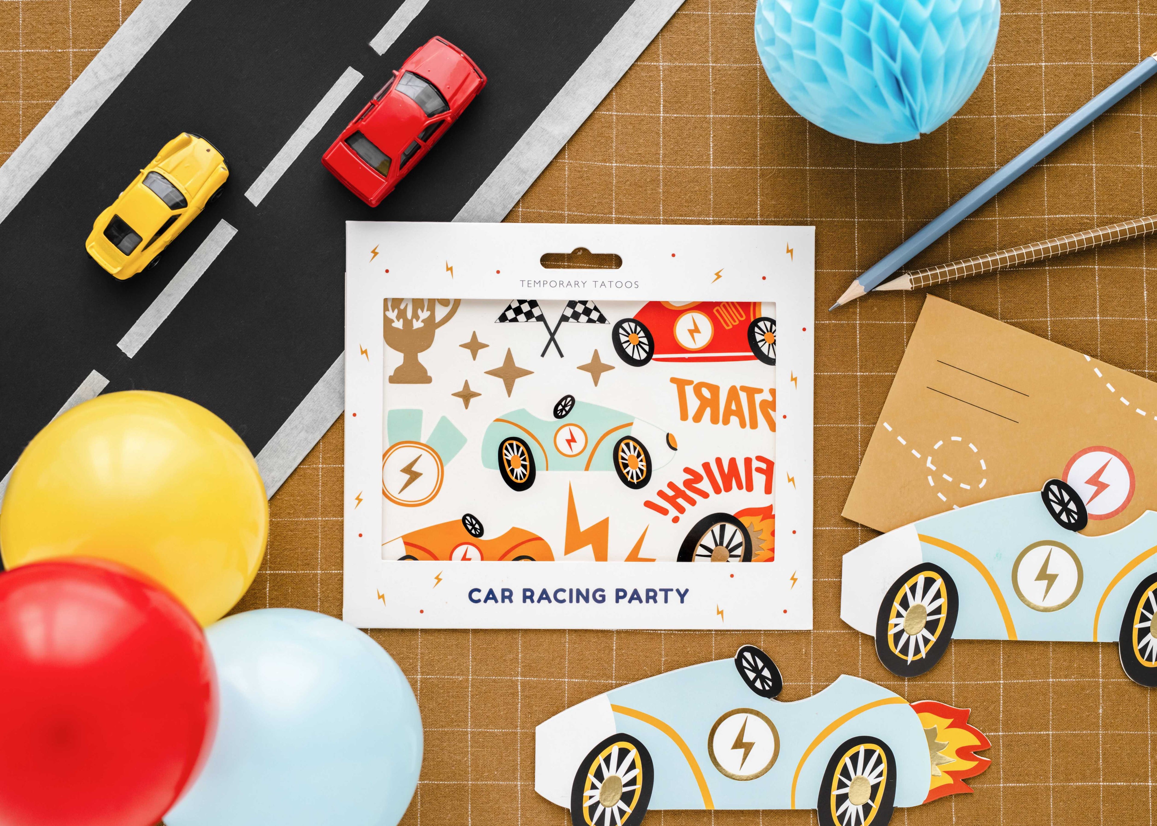 Too Fast Temporary Tattoos (1pkt) - Party Lane 
