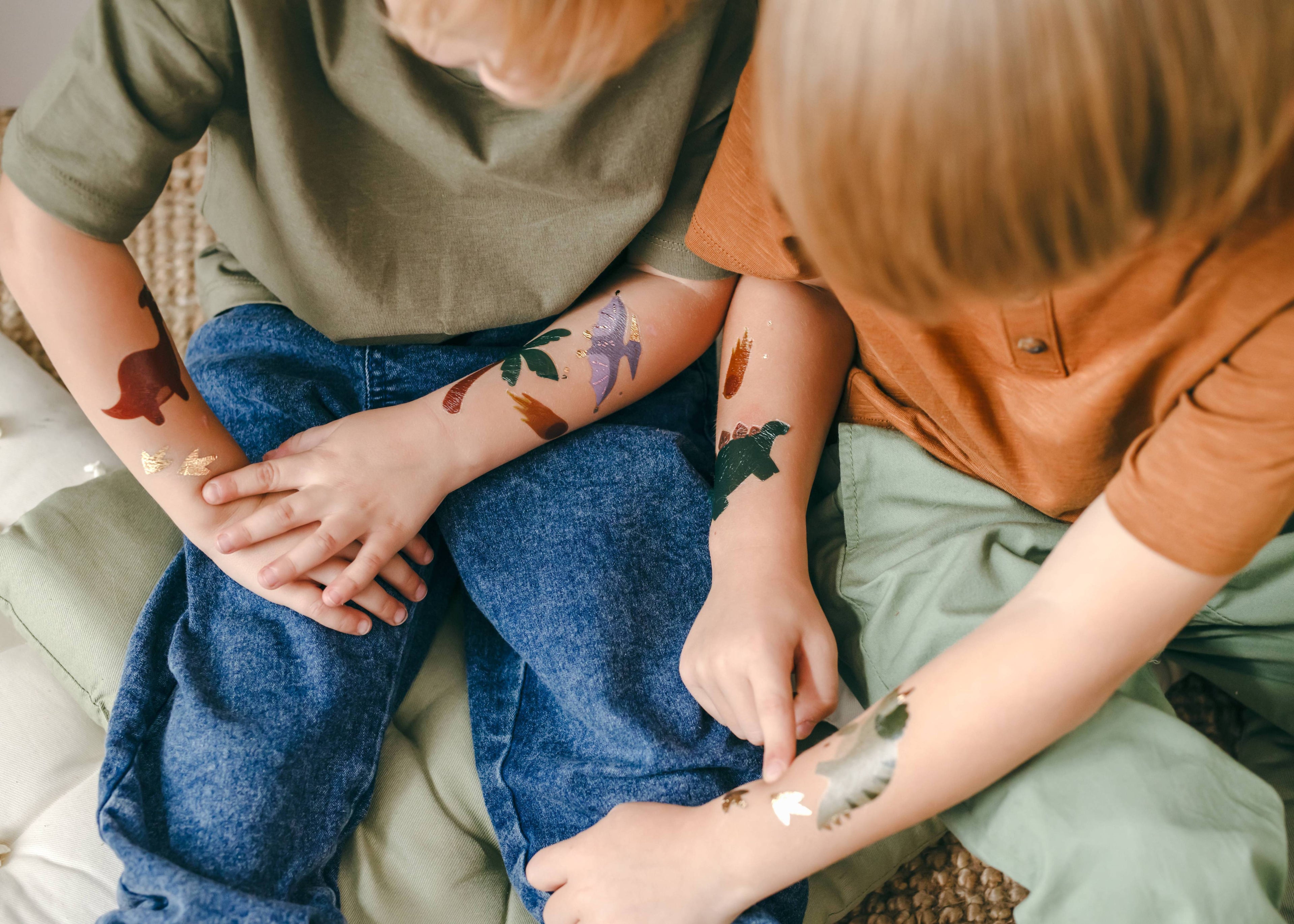 Dino Party Temporary tattoos (1pkt/13pc)