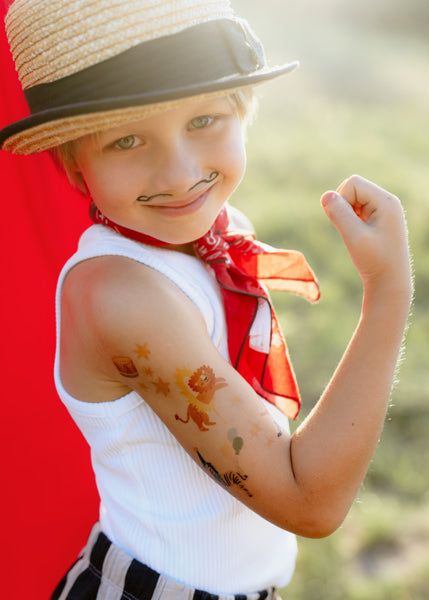 Big Top Circus Temporary Tattoos (1pkt/24pcs)
