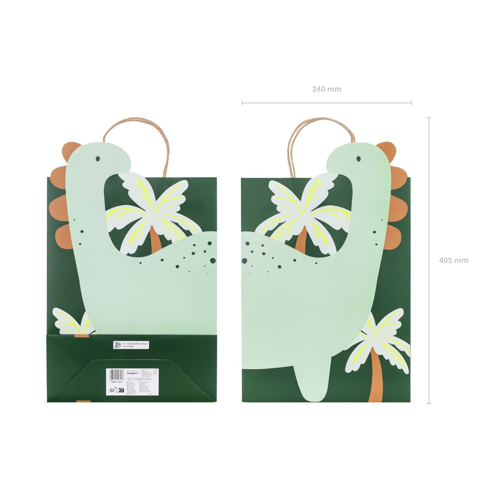 Dino Party Gift Bag (1pkt/1pc) - Party Lane 