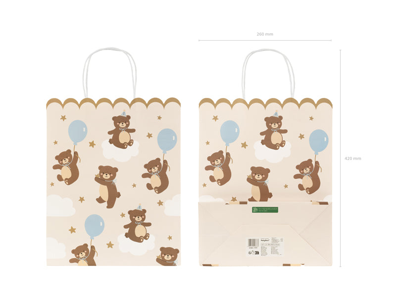 Baby Bear Gift Bag (1pkt/1pc) - Party Lane 