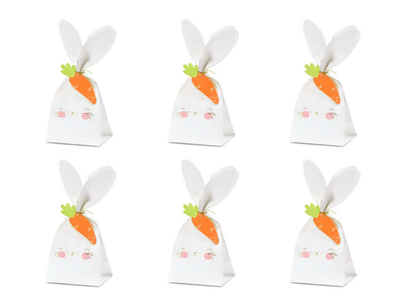 Easter Rabbit Treat Box (1pkt/6pc) - Party Lane 