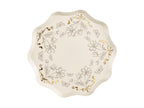Decorative plate with floral patterns