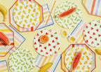 Summer Stripes Paper Plates (1pkt/6pc) - Party Lane