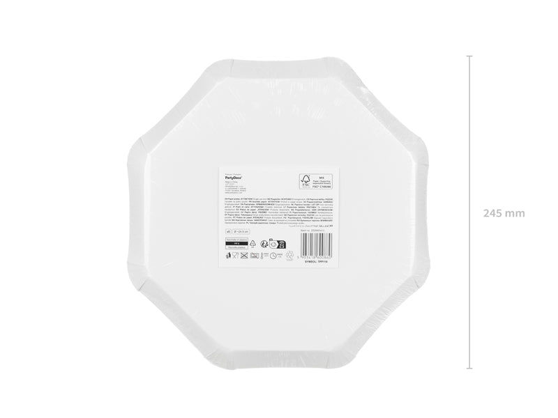 Summer Stripes Paper Plates (1pkt/6pc) - Party Lane