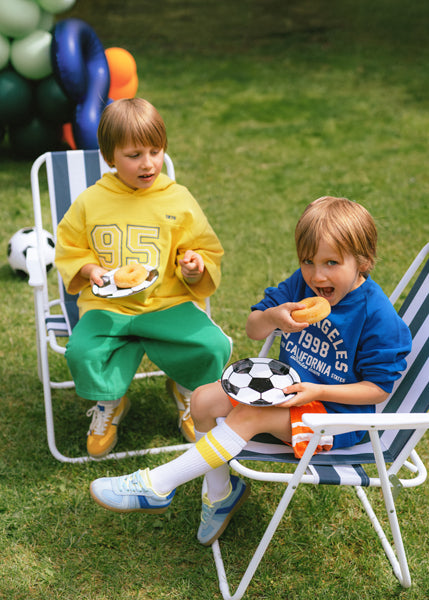 Mini Kicker Football Paper Plates (1pkt/6pcs)
