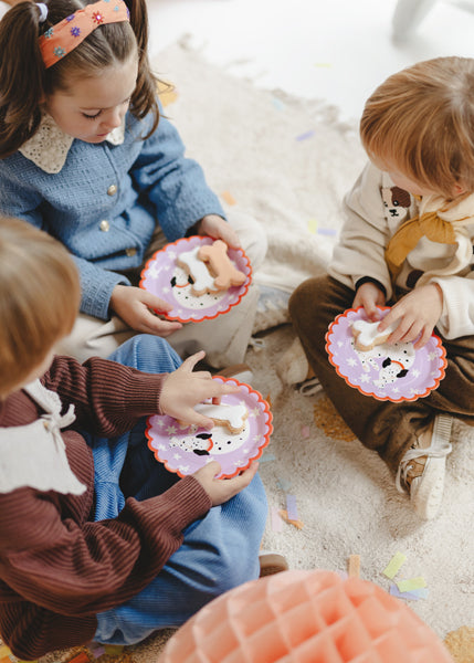 Puppy Pawty Paper Plates (1pkt/6pcs)