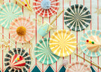 Big Top Circus Stripped Plates (1pkt/6pcs)