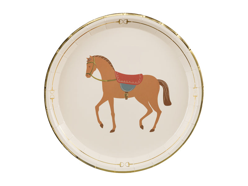Pony Club paper plates equestrian party