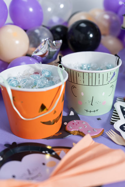 Monster Mob Trick or Treat Buckets (1pkt/2pc) - Party Lane 