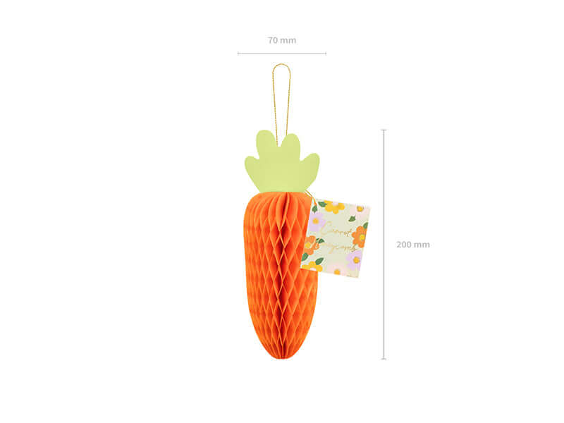 Easter Honeycomb Carrot (1pkt/1pc) - Party Lane 