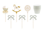 Oh Sweet Baby Food Picks and Cups (1pkt/12pcs)