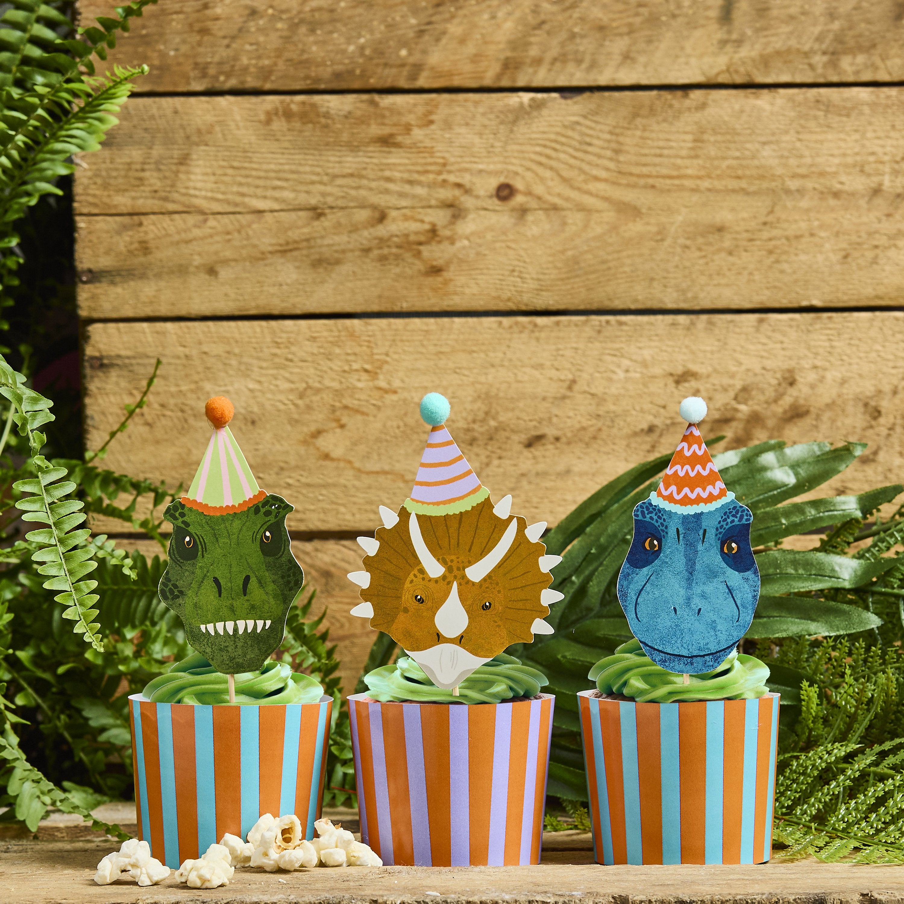 Dino Party Food Picks and Cups (1pkt /12pc)