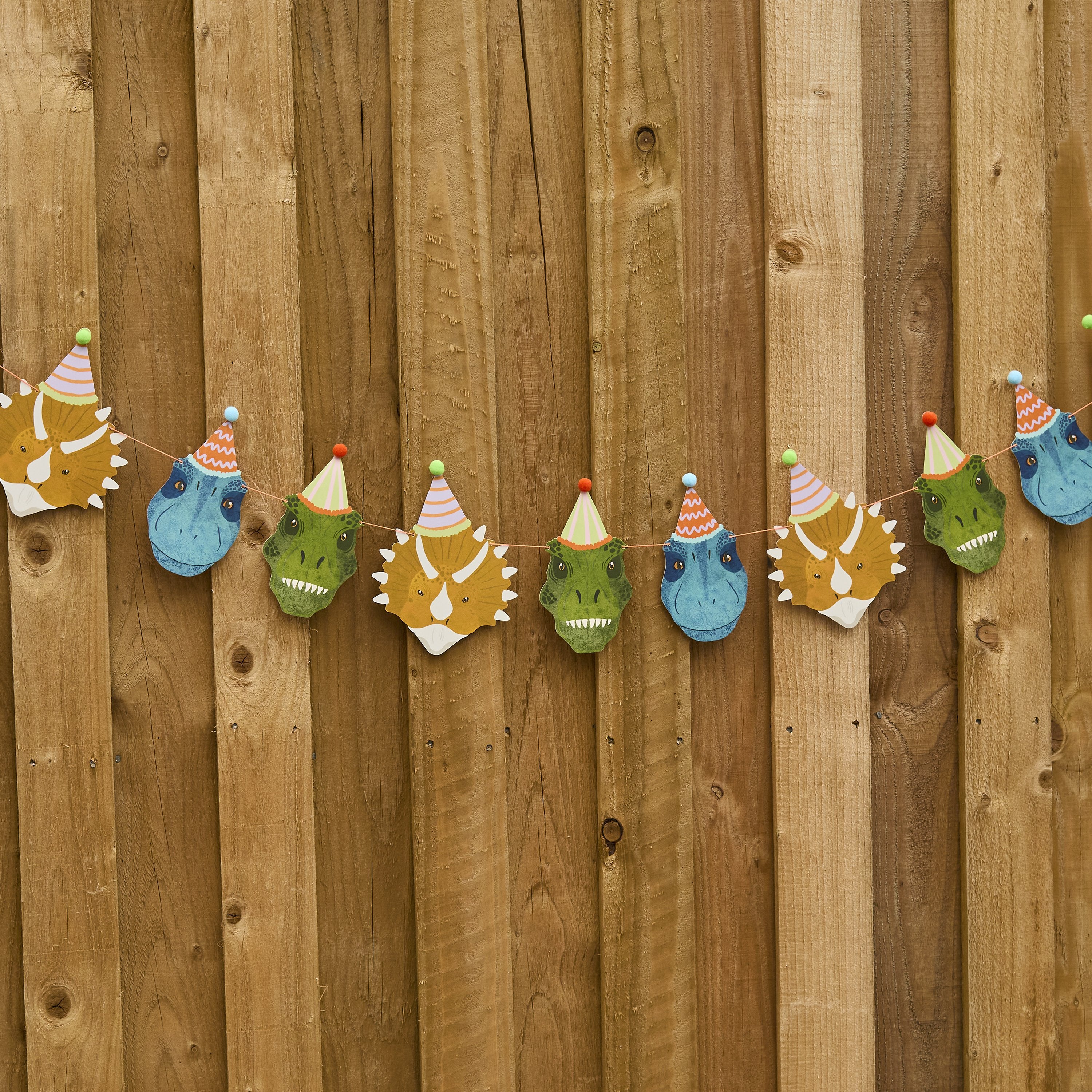 Dino Party Heads Banner(1pkt/1pc)