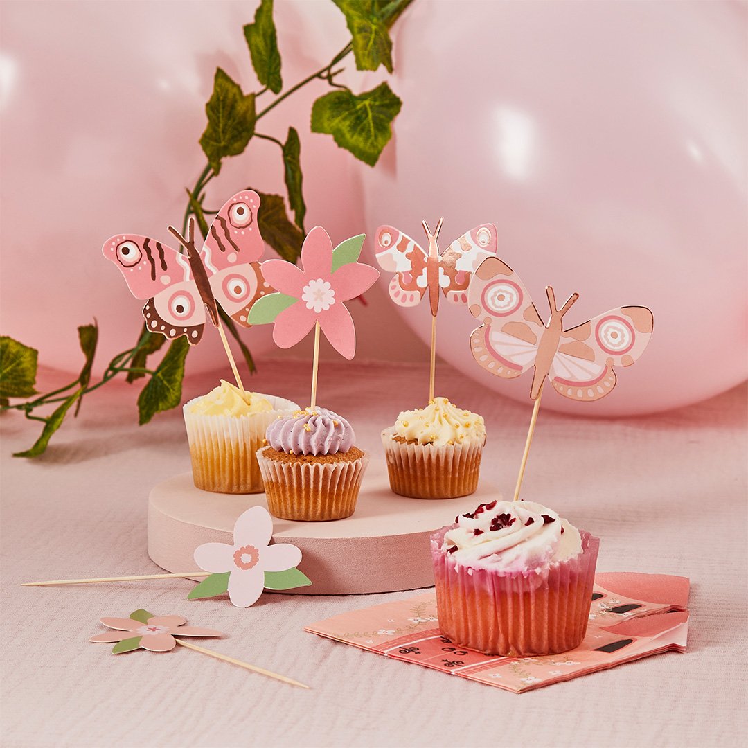 Fairytale Magic Butterfly Cake Toppers (1pkt/12pcs)