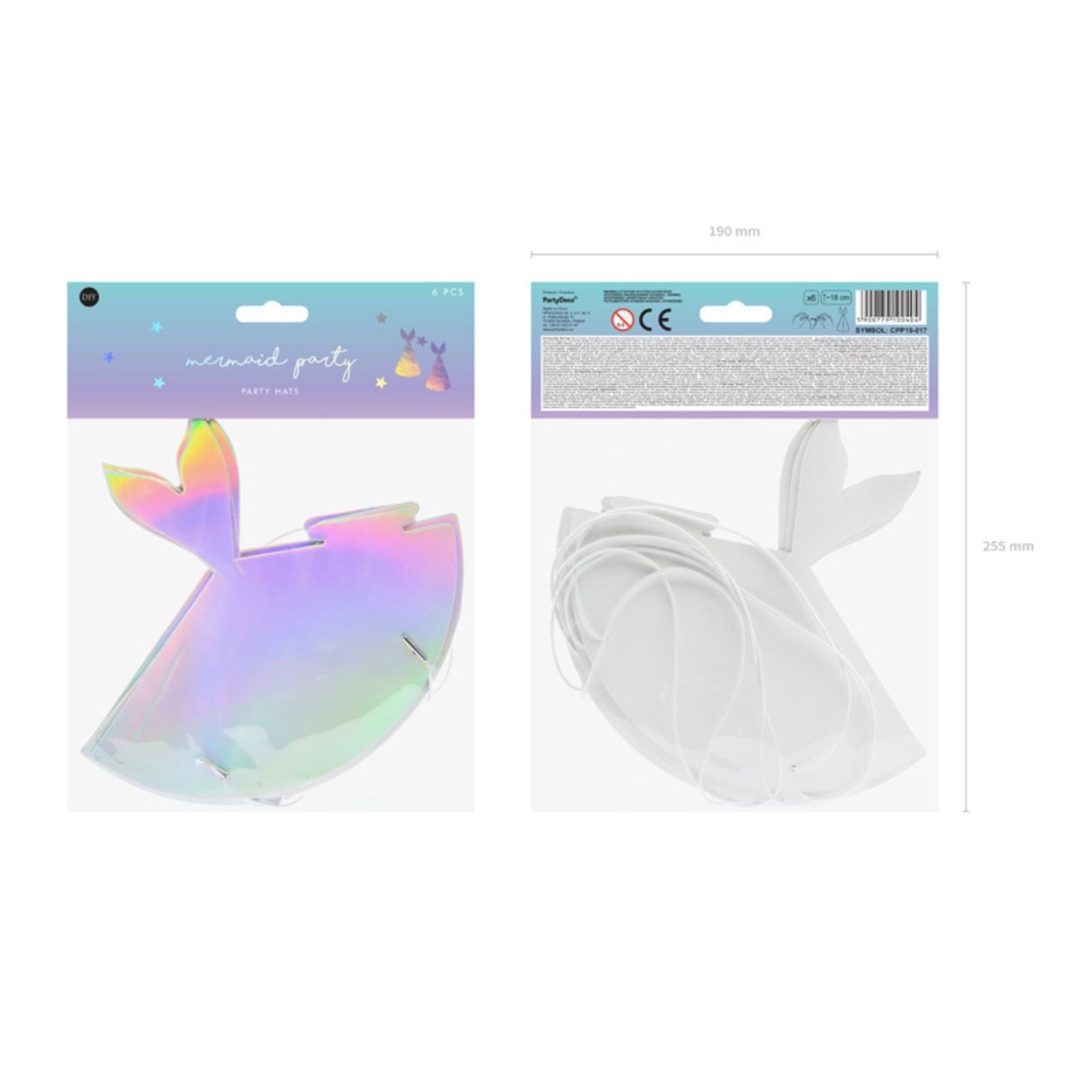 Making Waves Party Hats (1pkt/6pc)