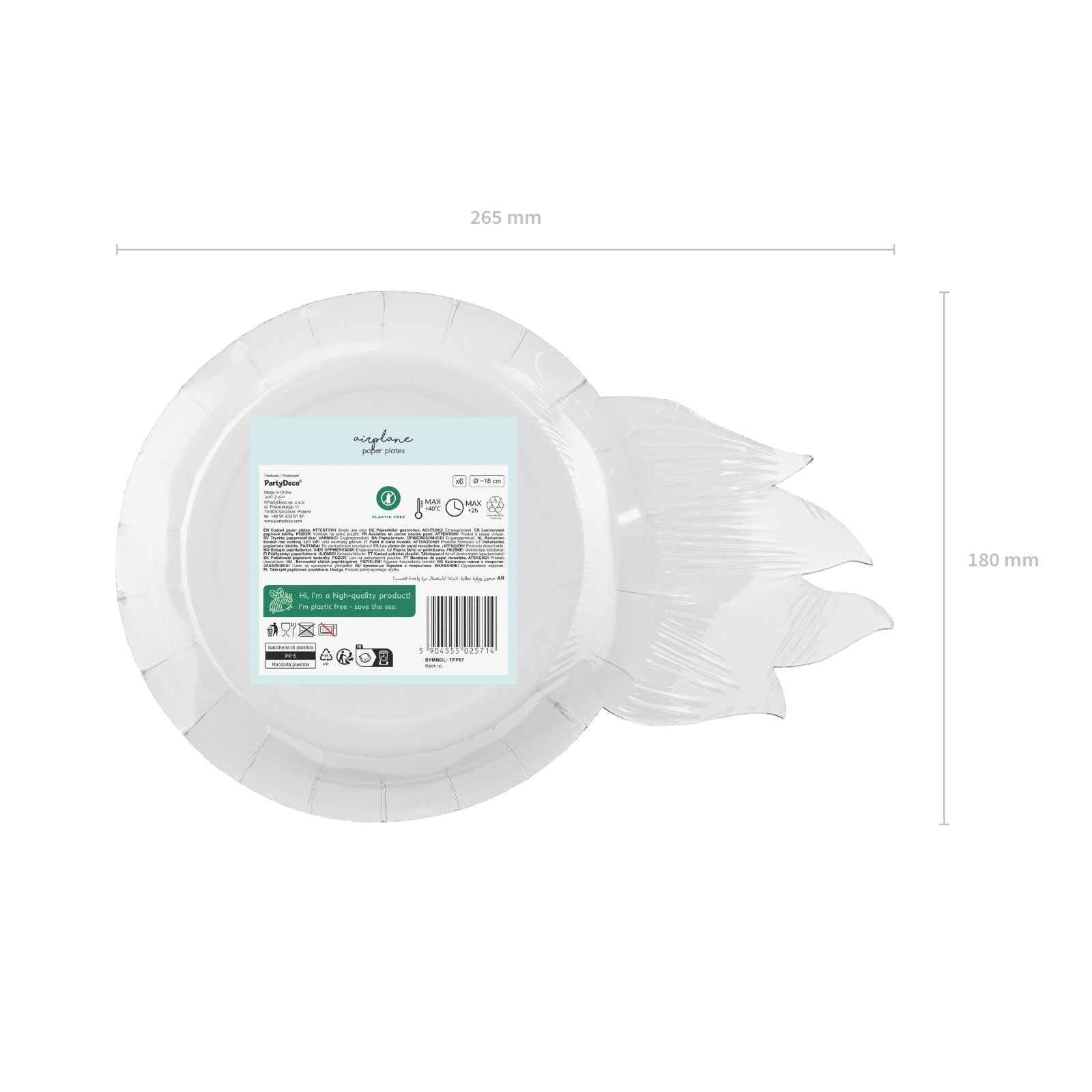 Too Fast Wheel Plate (1pkt/6pc)
