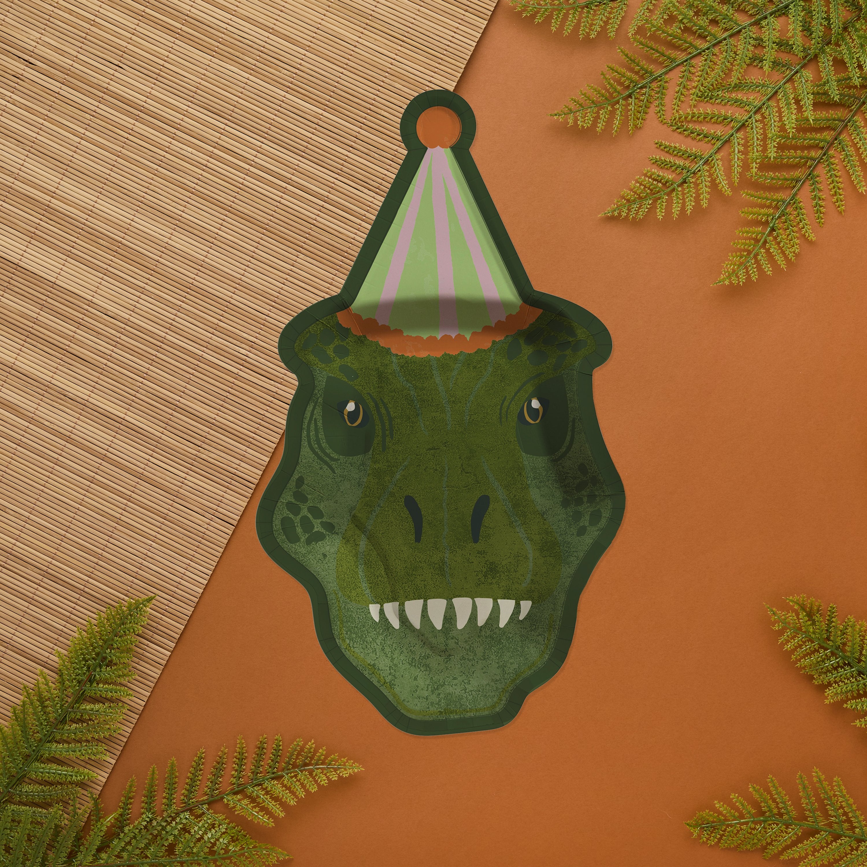 Dino Party Paper Plates (1pkt/8pc)