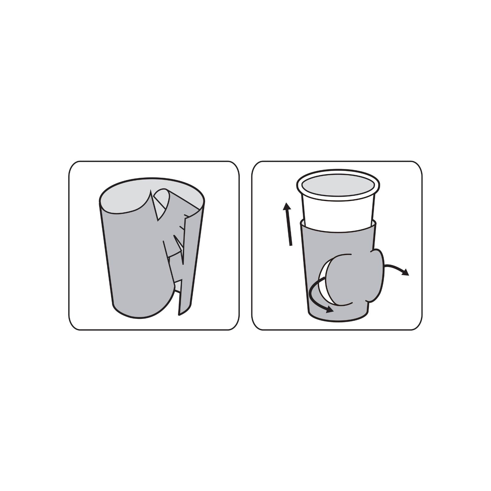 Dino Party Cup Sleeves (1pkt/6pc)